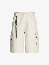 Adjustable Drawstring Cargo Jort