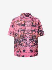 Graffiti Print Short-Sleeved Shirt