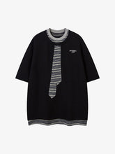 High Street Tie Embroidered Design T-Shirt