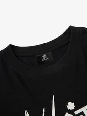 Hip-Hop Punk Faux Two-Piece Long-Sleeved T-Shirt