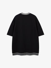 High Street Tie Embroidered Design T-Shirt