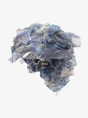 Distressed Tie-Dye Mixed Color Wasteland Square Scarf