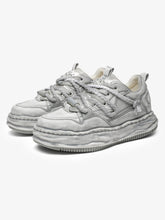 Deconstructed Distressed Chunky Street Sneakers