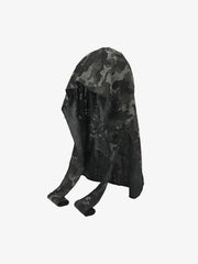 Dark Punk Camouflage Hooded Cape