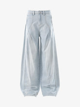Pleated Panelled Scimitar Jeans