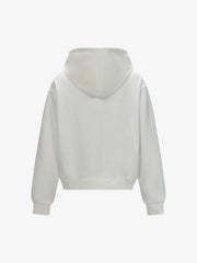 Retro Fake Two-Piece Zipper Hooded Sweatshirt