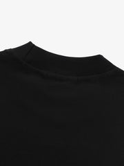 Retro Star Print Long-Sleeved T-Shirt