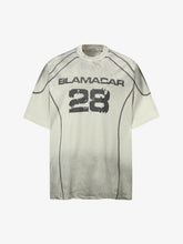 Distressed Digital Print Short-Sleeved T-Shirt