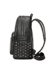 Rivet Crocodile-Print Backpack