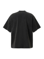 Rock Style Retro Letter Print T-shirt