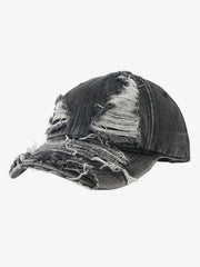 Retro Distressed Street Denim Baseball Cap