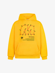 Unique Retro Letter Print Graphic Hoodie