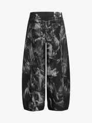 Street Heavy Deconstructed Painted Jeans