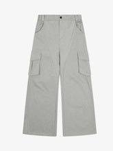 Vintage Spliced Pocket Design Cargo Pants
