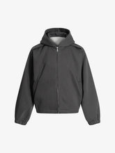 Street Deconstructed Split Zippered Hooded Sweatshirt
