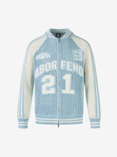 Hollow Knit Sports Zipper Racing Jacket