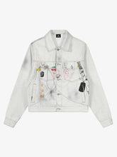 Vintage 3D Graphic Denim Jacket