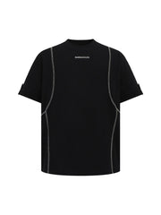 Retro Quilted Design T-shirt