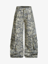 Street Camo Multi-Pocket Workwear Scimitar Pants
