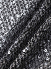 Glitter Niche See-Through Mesh T-Shirt