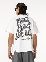 Graffiti Letters Devil Design Graphic T-Shirt
