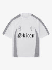 Gothic Font Jersey Street Rap T-Shirt