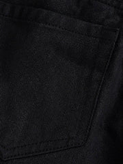 Waxed Baggy Side Whisker Jeans
