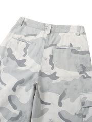 Camouflage Multi-Pocket Cargo Shorts