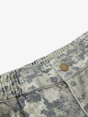 Street Camo Multi-Pocket Workwear Scimitar Pants