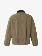 High Street Patchwork Collar Printed Work Jacket