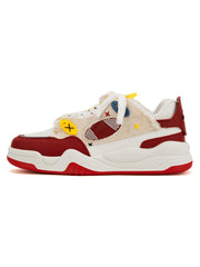 Contrast Chunky Bread Sneakers Streetwear