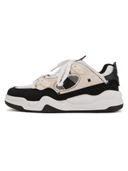 Contrast Chunky Bread Sneakers Streetwear