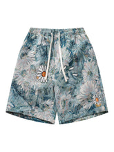High Street Jacquard Embroidery Shorts Tropical Summer Style