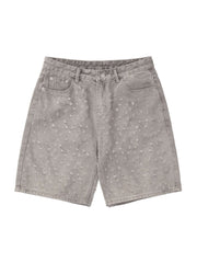 High Street Niche Design Ripped Denim Shorts Casual Style