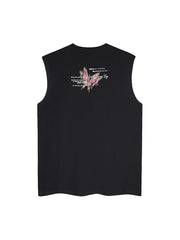 Street Butterfly Graphic Tank Top Streetwear