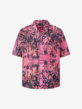 Graffiti Print Short-Sleeved Shirt