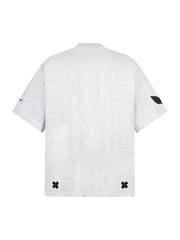 Street Heavy Embroidered Floral T-Shirt