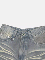 American Retro Cropped Denim Jorts