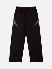 American Street Fashion Splicing Design Casual Sports Pants