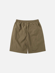 Athleisure Patchwork Shorts