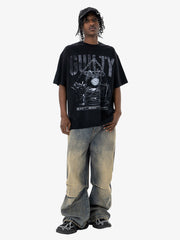 Vintage Chain Watch Print T-Shirt