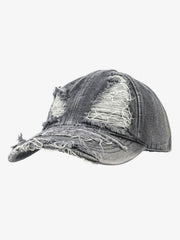 Retro Distressed Street Denim Baseball Cap