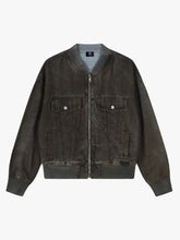 Retro Wasteland Dirty Dyed Denim Jacket