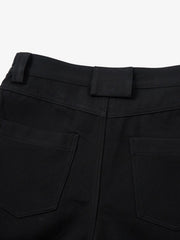 Retro Niche Patchwork Suit Shorts