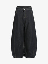 Retro Stitching Graffiti Letters Machete Jeans