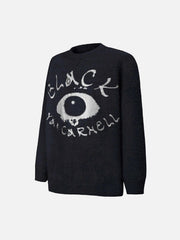 Black Eye Pattern Sweater