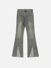 Bow Butterfly Washed Jeans