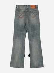 Bow Decoration Jeans
