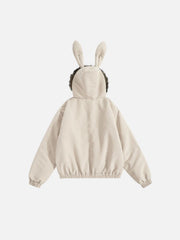 Bunny Ear Hooded Coat