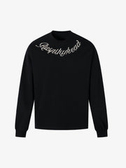 Sparkling Embellished Beaded Long Sleeve T-Shirt